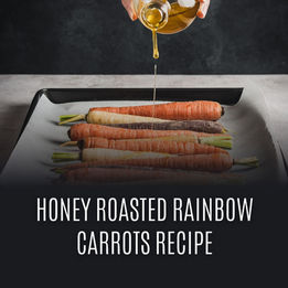 Honey Roasted Rainbow Carrots Recipe