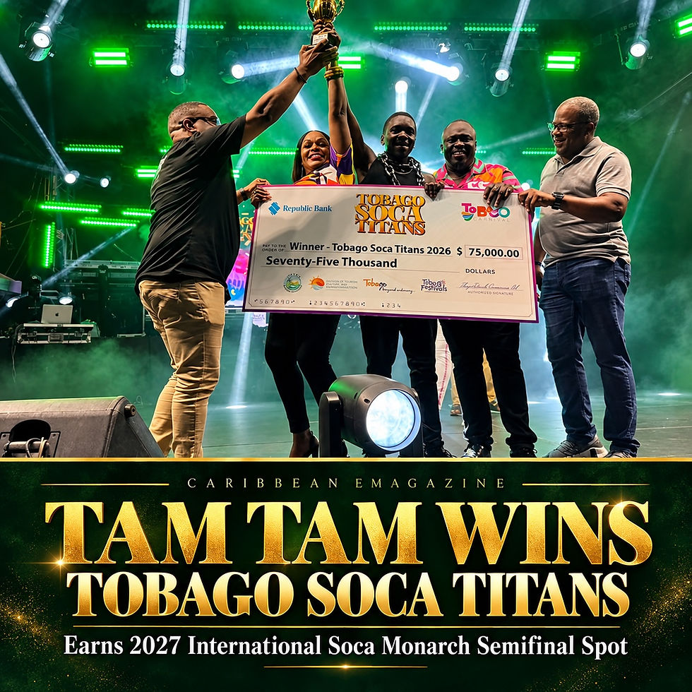 Tam Tam Wins Tobago Soca Titans, Earns 2027 Soca Monarch Semifinal Spot