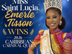Miss Saint Lucia Emerle Tisson Wins 2026 Caribbean Carnival Queen