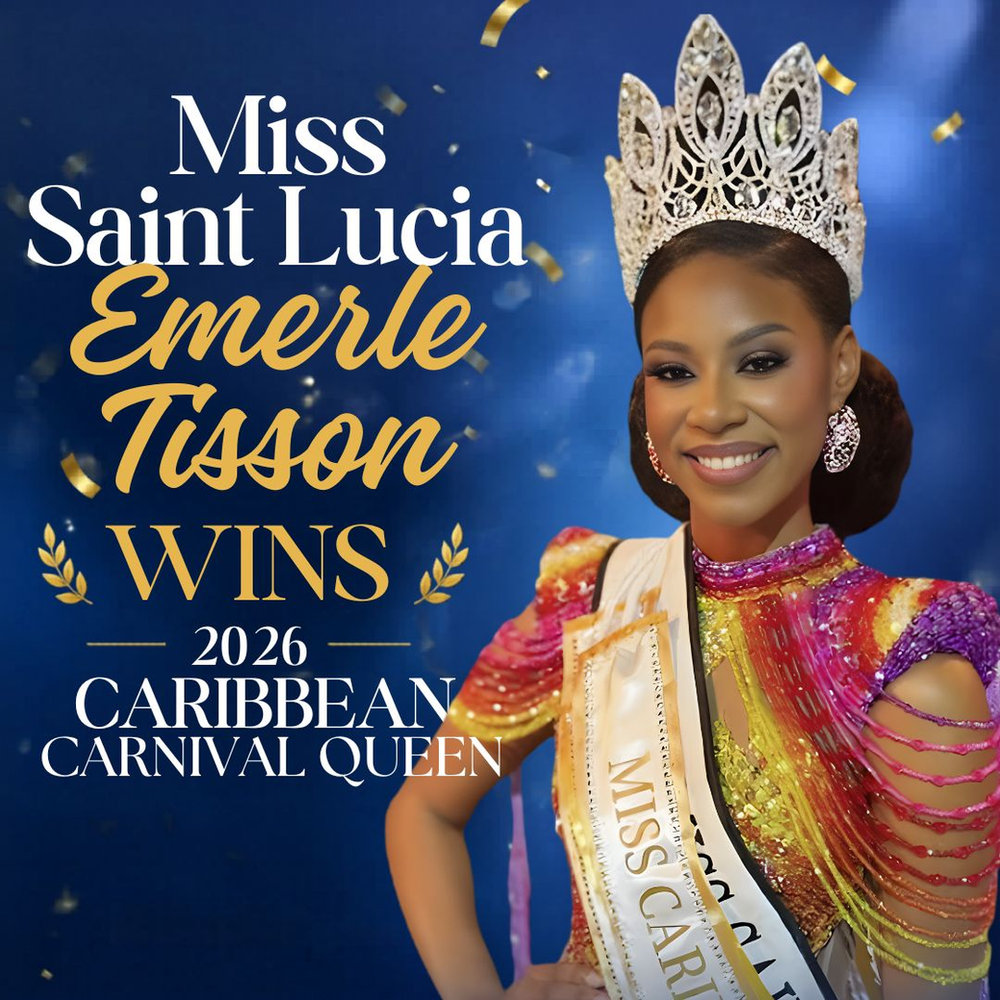 Miss Saint Lucia Emerle Tisson Wins 2026 Caribbean Carnival Queen
