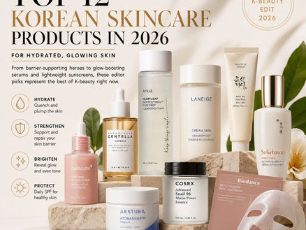Top 12 Korean Skincare Products in 2026 for Hydrated, Glowing Skin