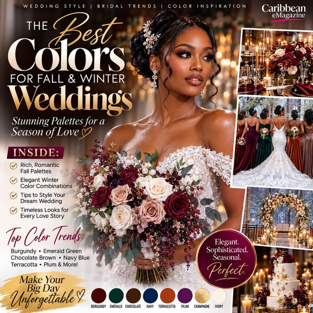 The Best Colors for Fall and Winter Weddings