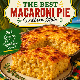 The Ultimate Caribbean Macaroni Pie