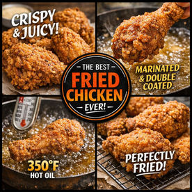 The Best Crispy Fried Chicken Recipe (Juicy, Golden & Perfect Every Time)