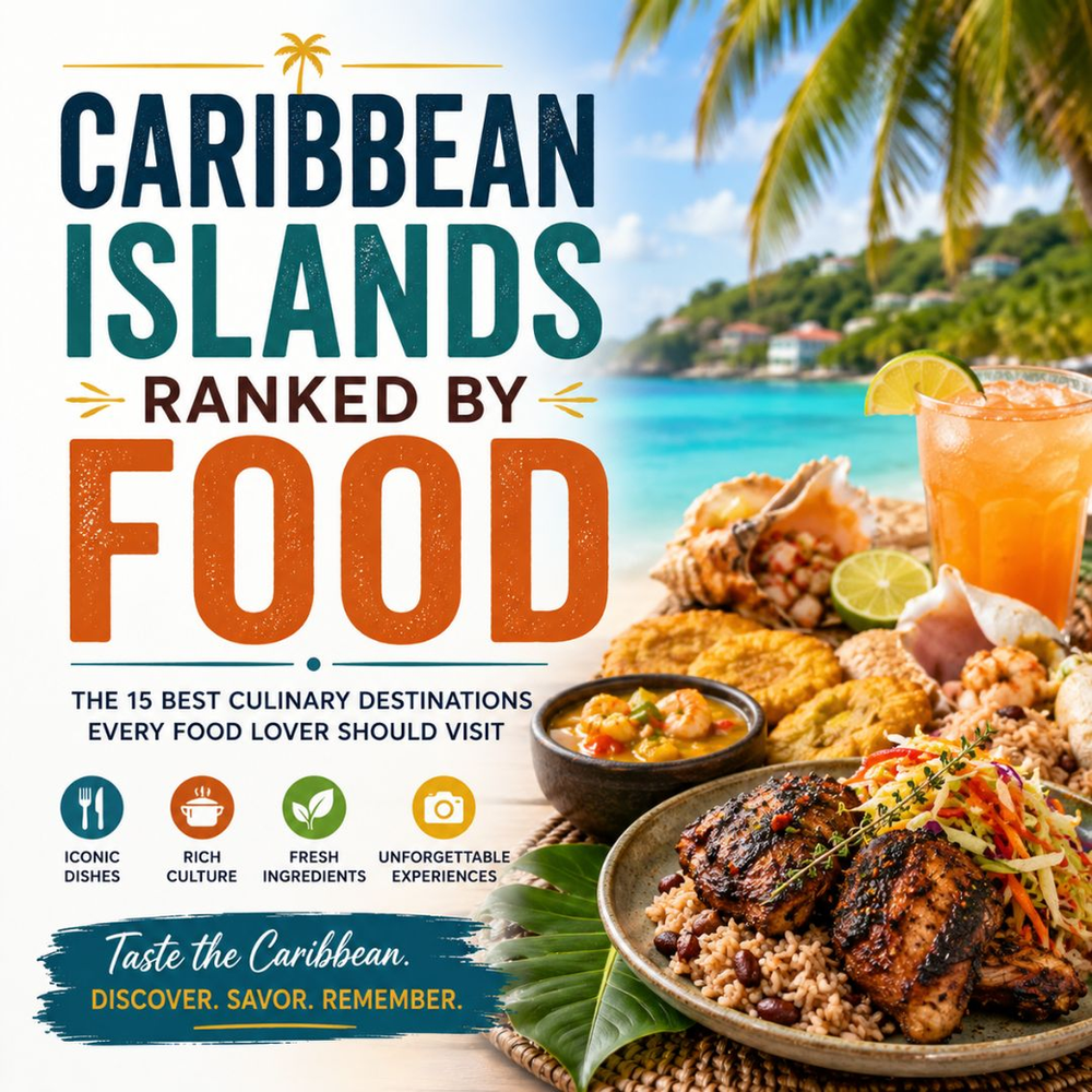 Caribbean Islands Ranked by Food: The 15 Best Culinary Destinations Every Food Lover Should Visit