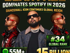 Sean Paul Dominates Spotify in 2026: Dancehall Icon Continues Global Reign