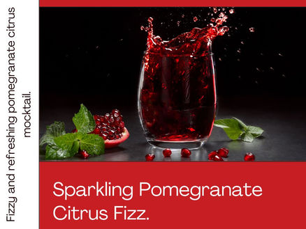 Recipe: Sparkling Pomegranate Citrus Fizz