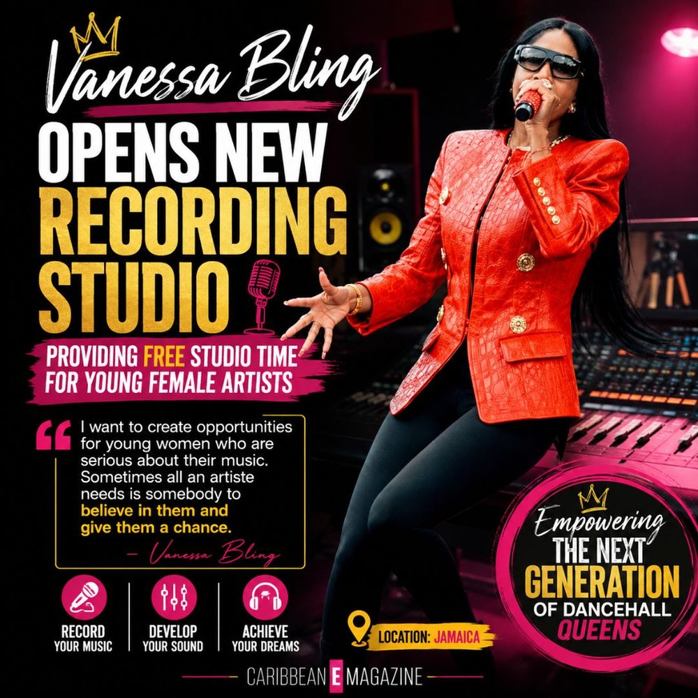 Vanessa Bling Opens Recording Studio Offering Free Studio Time to Young Female Artists