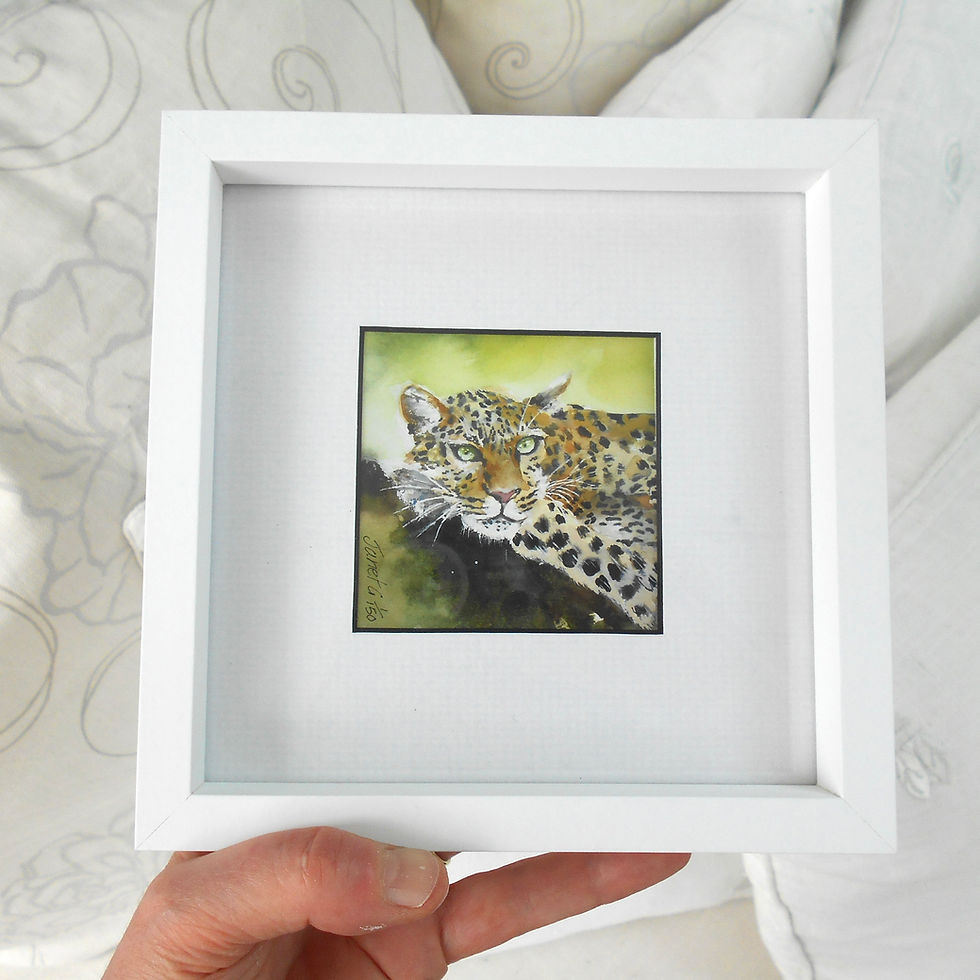 Thumbnail: Golden Gaze II. Framed Ltd. Edition Giclèe Print