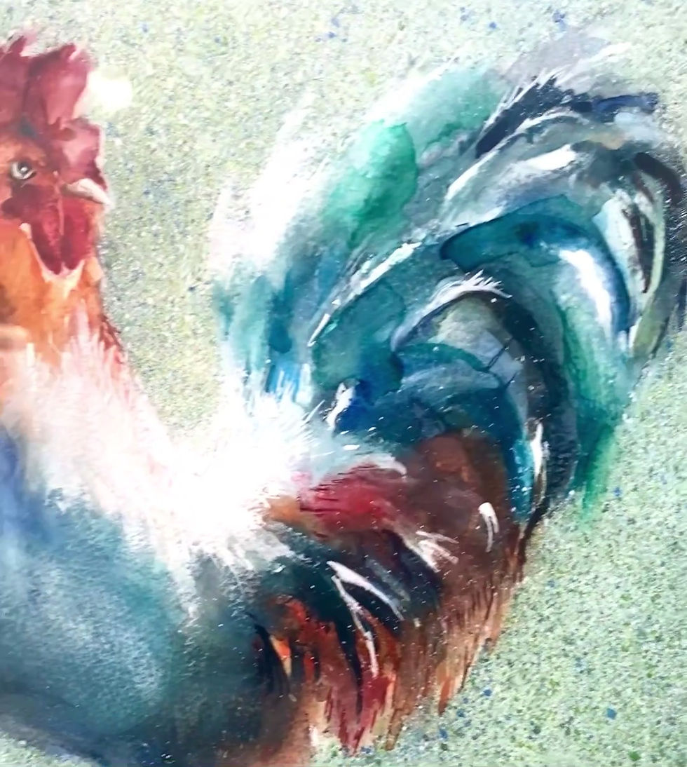 Thumbnail: The Cockerel (Framed)