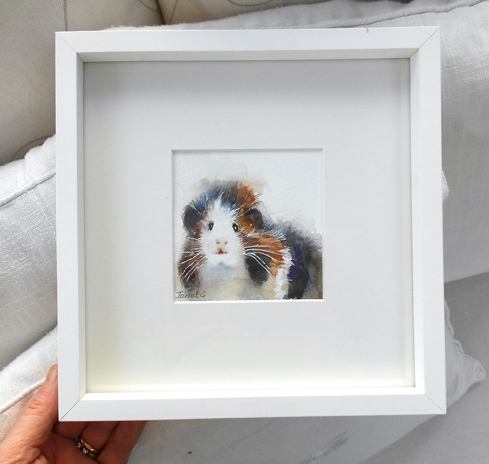 Thumbnail: White Whiskers (Framed)
