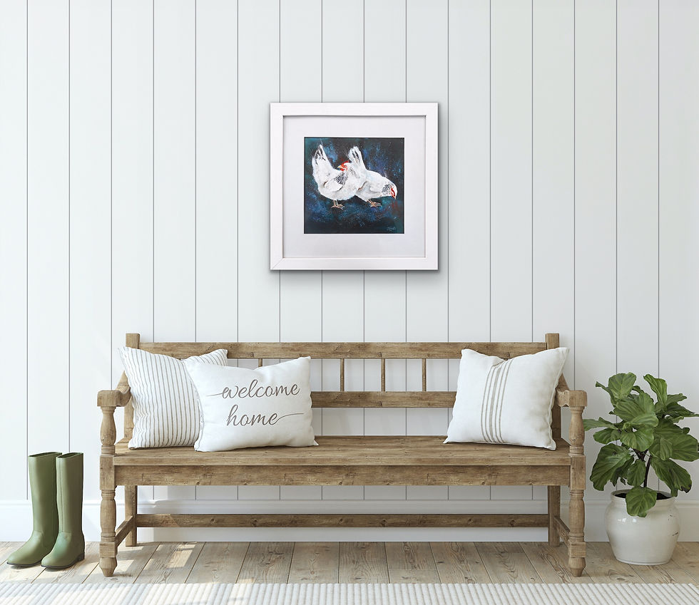 Thumbnail: Chicken Feed (Framed)