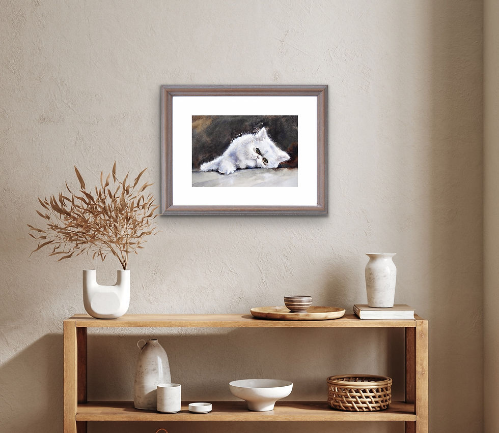 Thumbnail: Persian Cat (Framed)