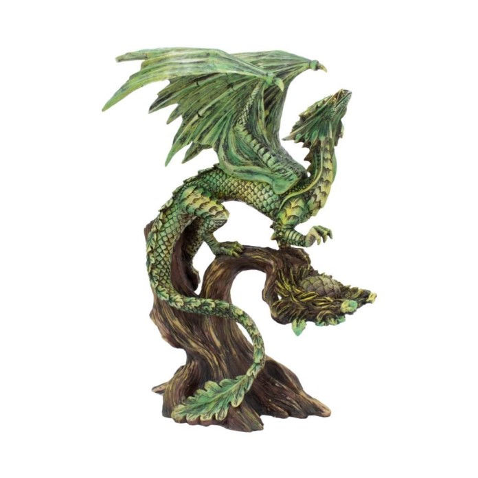 Adult Forest Dragon Figurine By Anne Stokes 25.5cm side