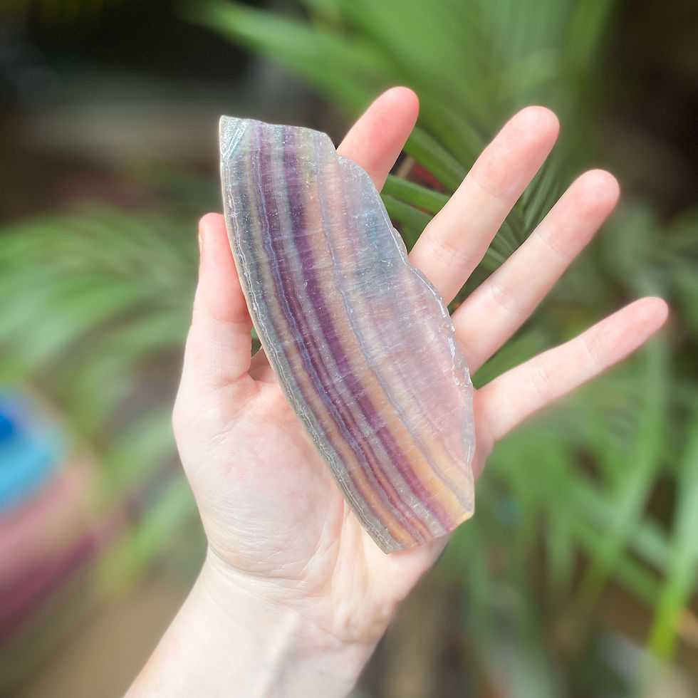 Thumbnail: Fluorite Slab Polished front
