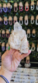 Golden Healer Cathedral Cluster Rough (Medium) front