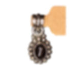 Smoky Quartz Pendant in Sterling Silver Design