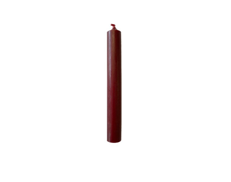 Dark Red Dinner Candle, Regular Stick Candle