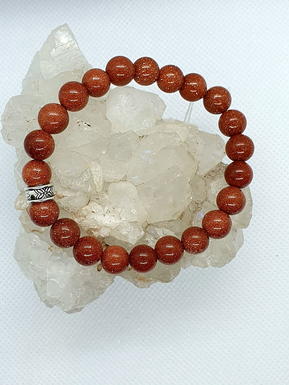 Goldstone Bead Bracelet