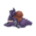 Companion Cuddle Fairy and Purple Dragon Hugging Figurine 15cm back