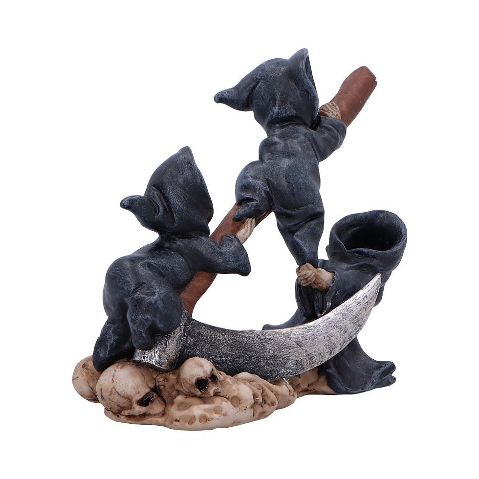 Thumbnail: Mischievous Reapers and Scythe Figurine back