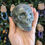 Thumbnail: Labradorite Skull Carving left side