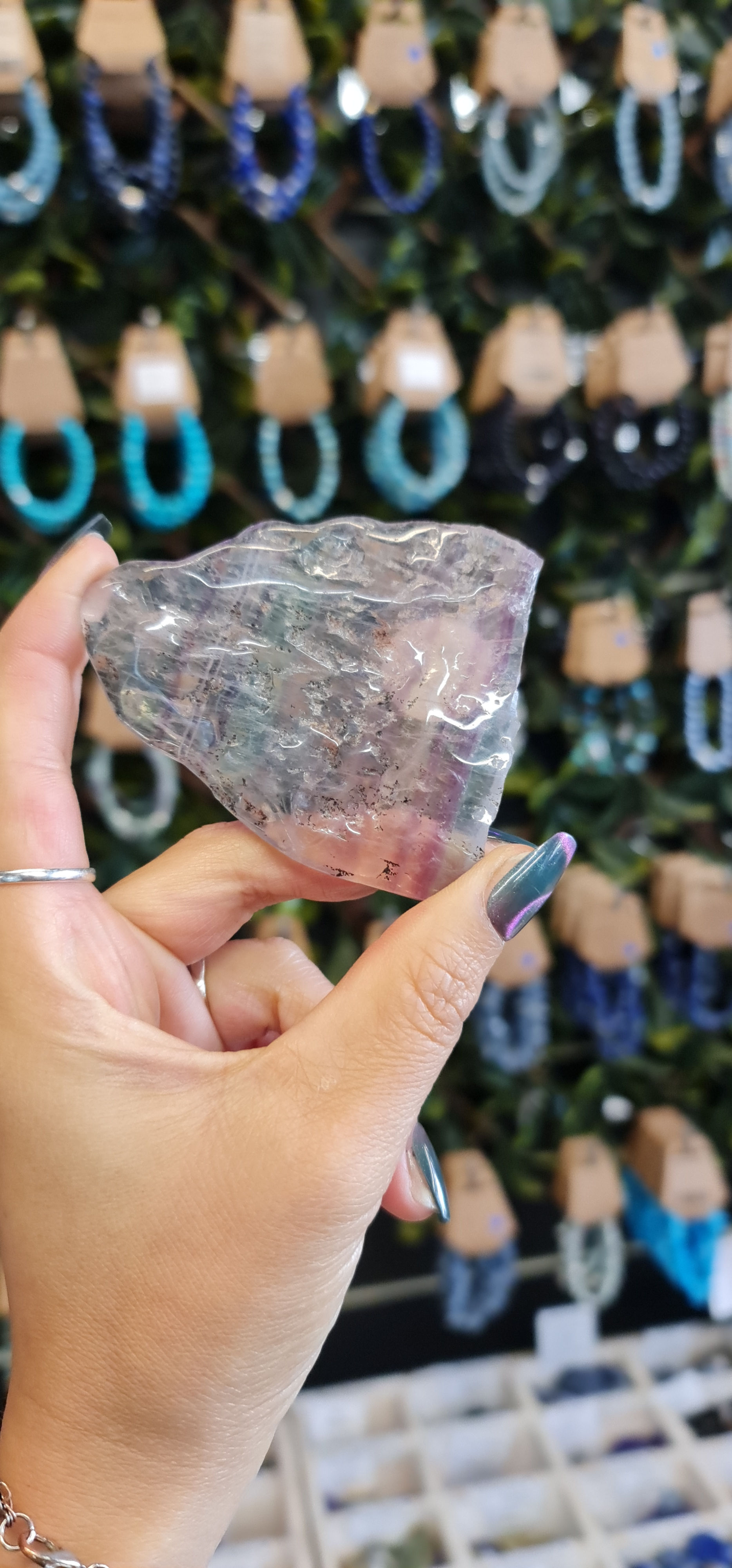 Fluorite Slab Polished