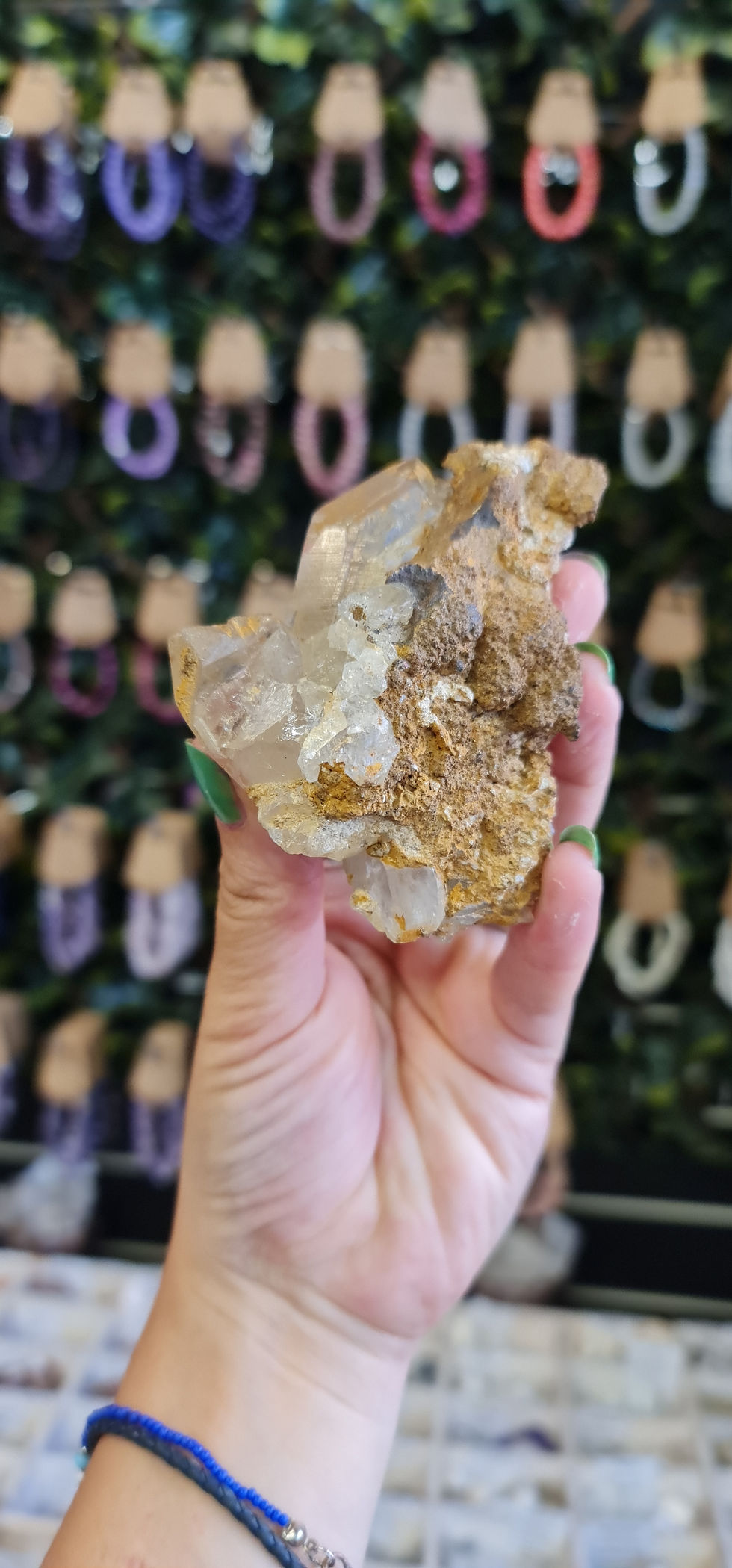 Golden Healer Rough Cluster (Medium) front