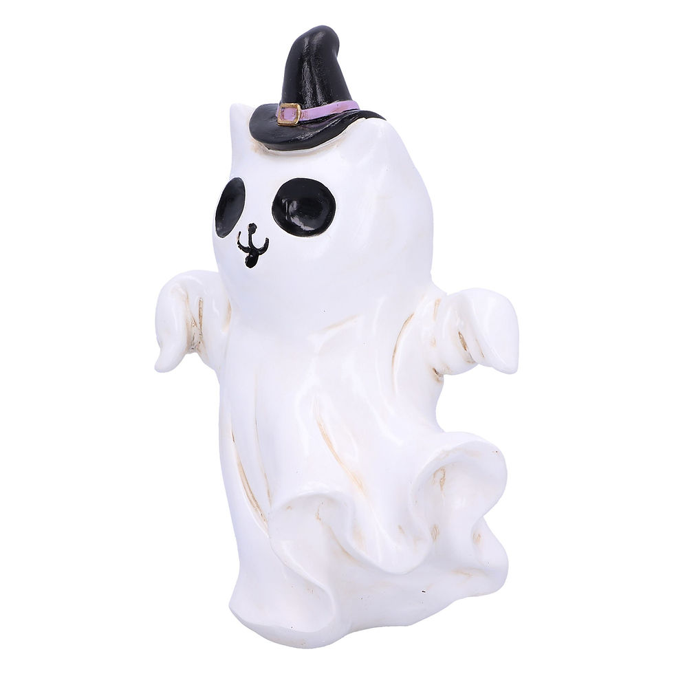 Spookitty Ghost Cat Figurine front