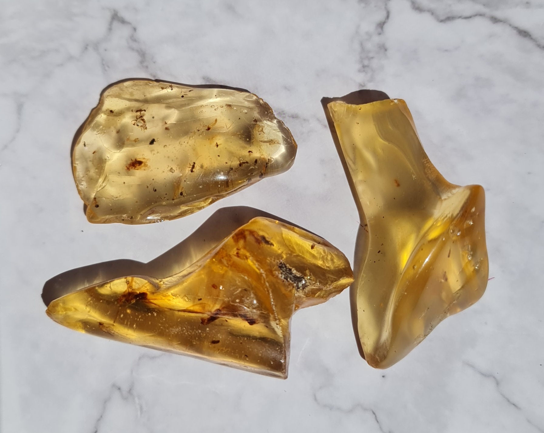 Copal Semi Polished Tumbled Resin