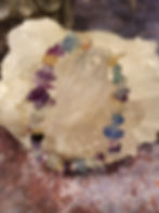 Fluorite Chip Bracelet
