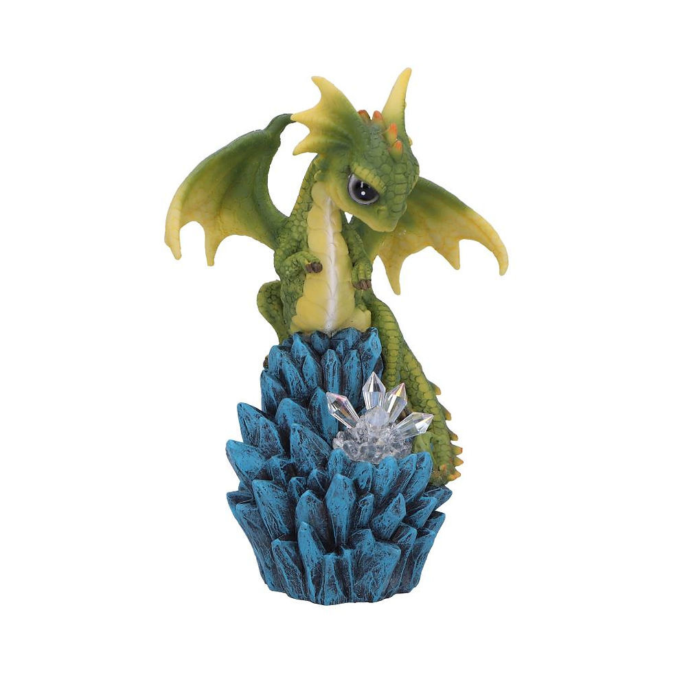 Crystal Peak Dragon Illuminating Ornament 18cm