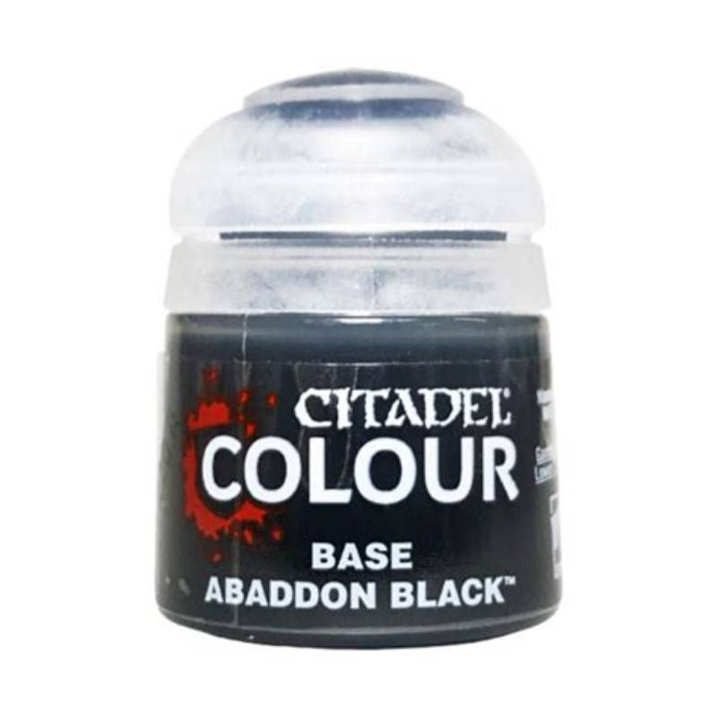 Abaddon Black Base Paint 12ml | Warhammer Colour