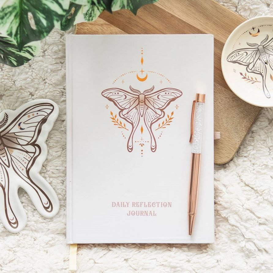 Luna Moth Daily Reflection Journal