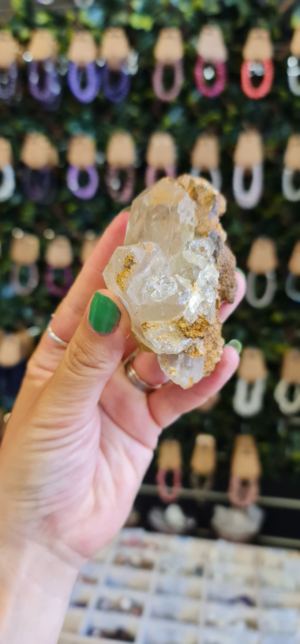 Thumbnail: Golden Healer Rough Cluster (Medium) back