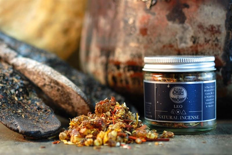 Leo Zodiac Natural Incense Resin by Star Child