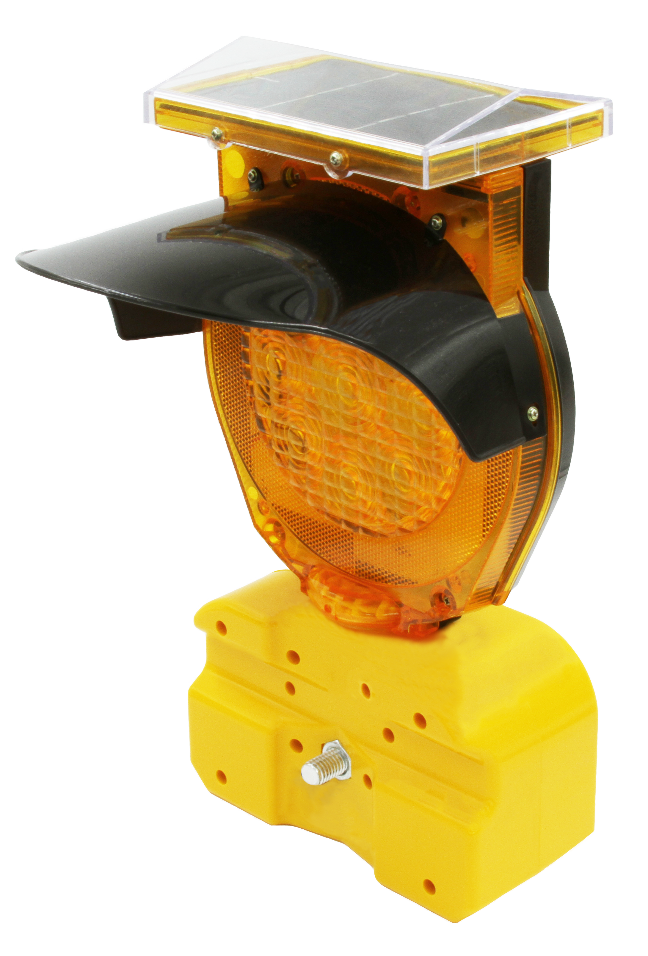 Amber Type B Solar Powered Barricade Light