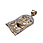 Pikkukuva: 10K Yellow and White Gold Jesus Pendant - B5497