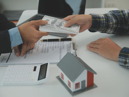 House in need of repairs being sold as-is for cash to home buyers in the United States