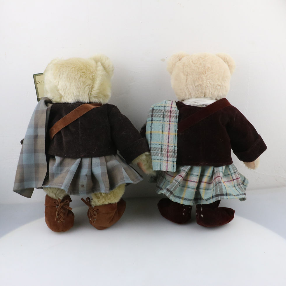 Thumbnail: tartan outlander bear high-end plush gift