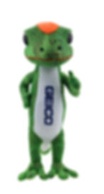 Thumbnail: geico gecko plush customizable promo gift for auto insurance