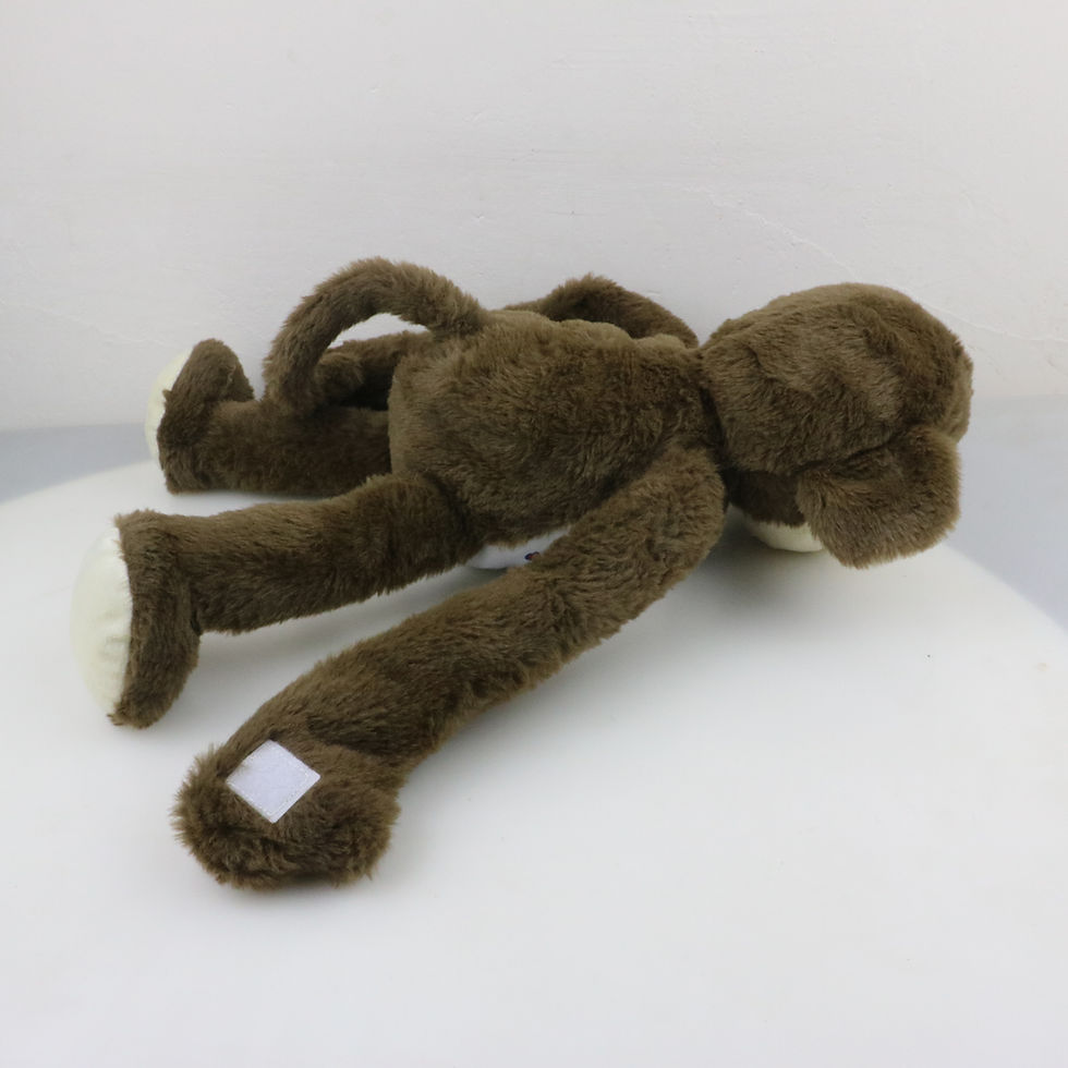 Thumbnail: pullable monkey plush with cell phone case for auto shops
