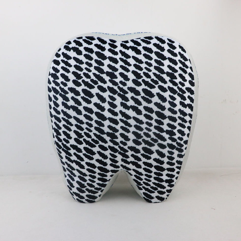 Thumbnail: tooth shape plush toy customized oravet dental mascot