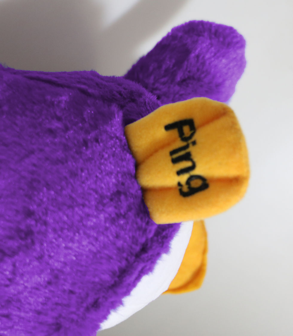 Thumbnail: Purple Penguin Plush
