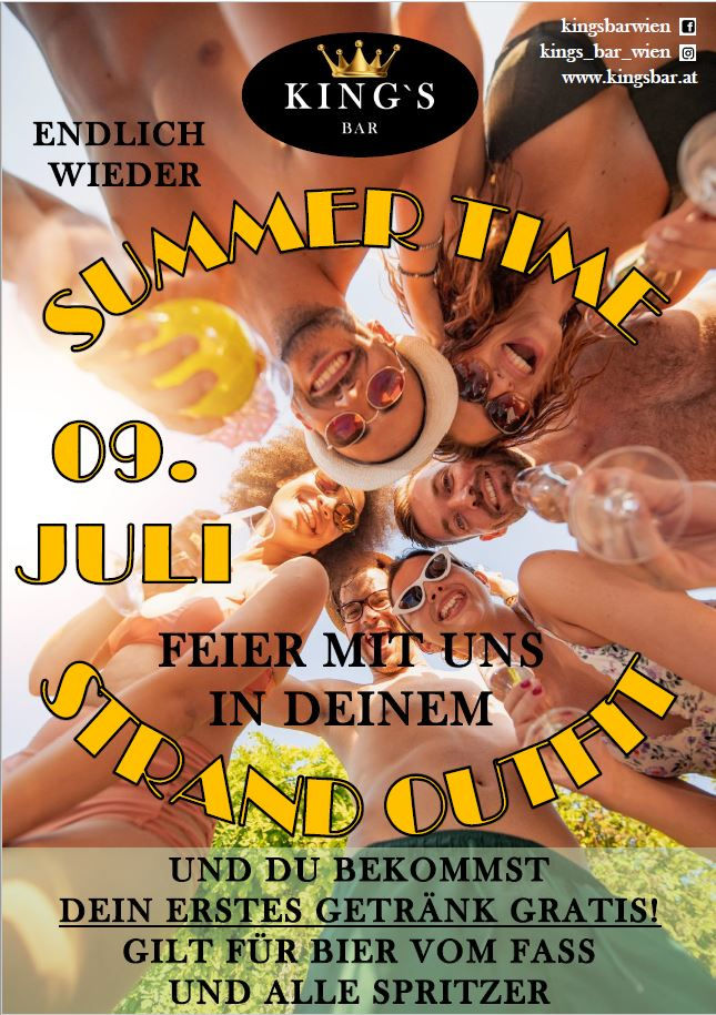 SUMMER TIME in der King's Bar
