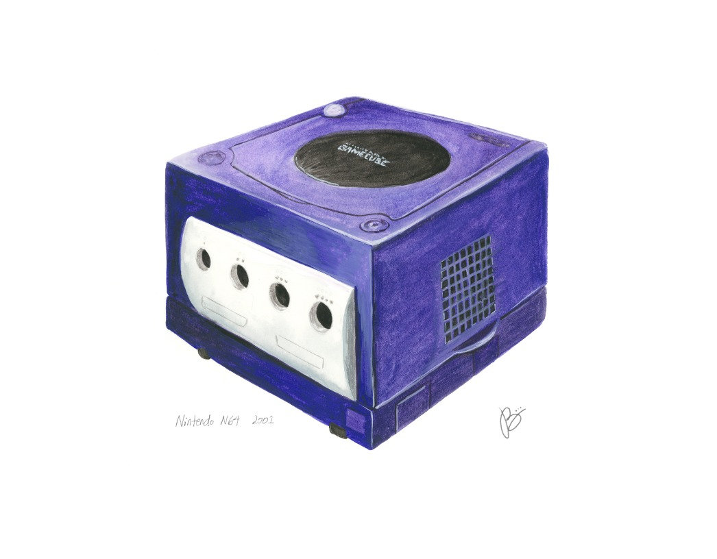 First Nintendo Cube gamecube-nintendo-history-print