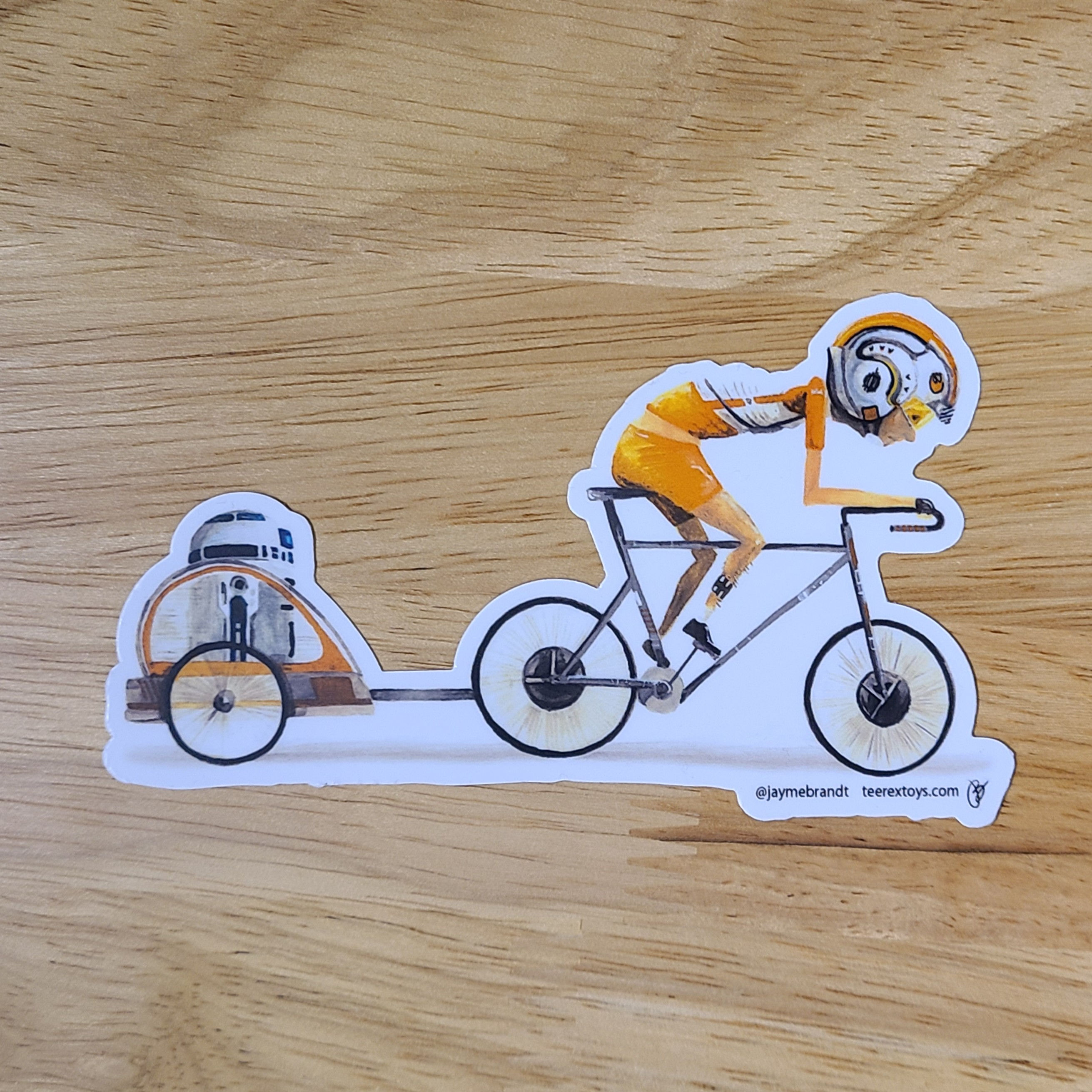 X- Wing Pilot Luke 4" Sticker