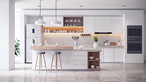Solid Colour Vinyl Wrap Kitchen