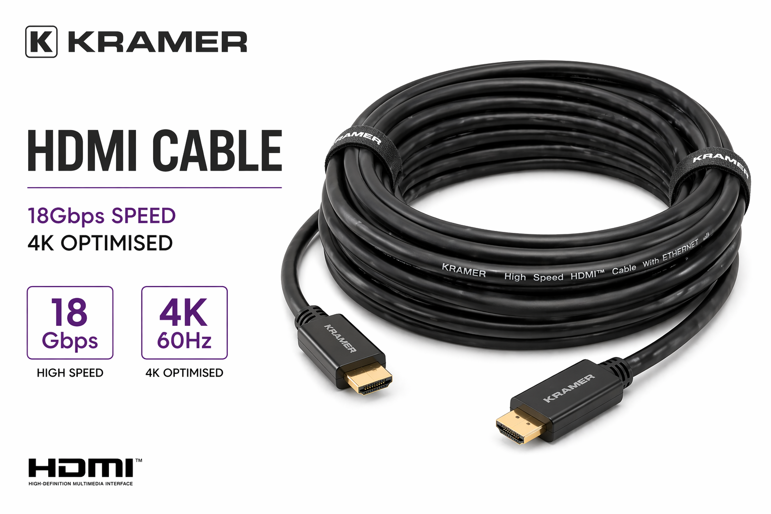 Kramer Active 4K HDMI Cable