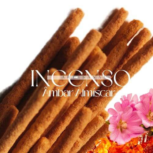 Incenso artesanal âmbar almíscar
